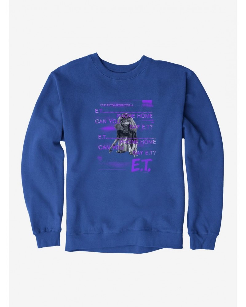 E.T. Phone Home Sweatshirt $12.92 Sweatshirts