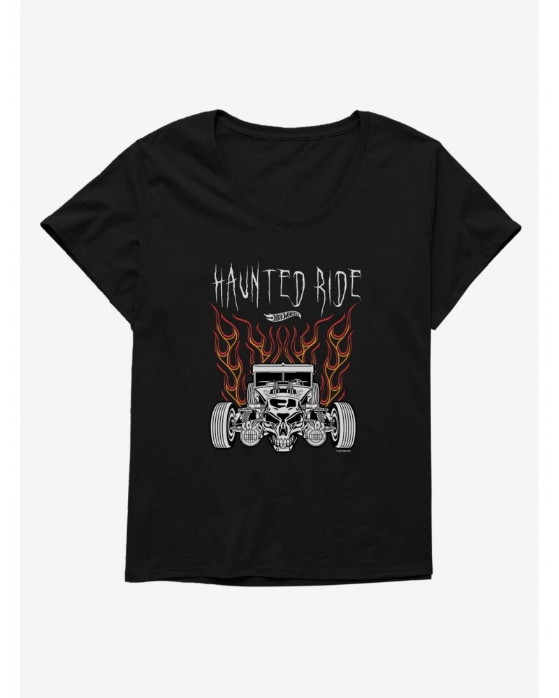 Hot Wheels Haunted Ride Girls T-Shirt Plus Size $10.05 T-Shirts