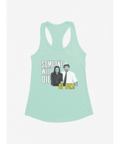 Parks And Recreation Die Of Fun Girls Tank $8.19 Tanks