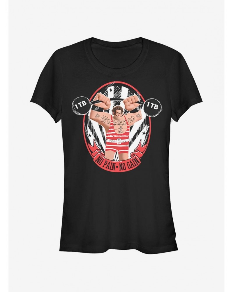 Disney Wreck-It Ralph No Pain No Gain Girls T-Shirt $4.85 T-Shirts