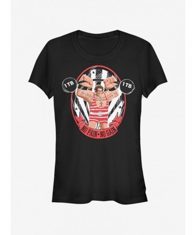 Disney Wreck-It Ralph No Pain No Gain Girls T-Shirt $4.85 T-Shirts