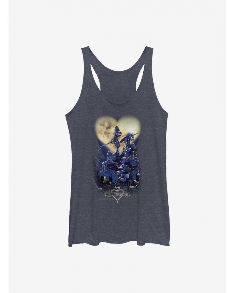 Disney Kingdom Hearts Poster Logo Girls Tank Htr $9.74 Tanks