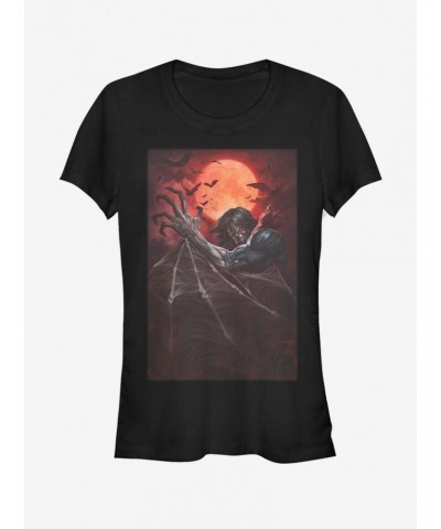 Marvel Morbius Painted Morbius Girls T-Shirt $8.17 T-Shirts