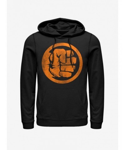 Marvel The Hulk Orange Hoodie $17.24 Hoodies