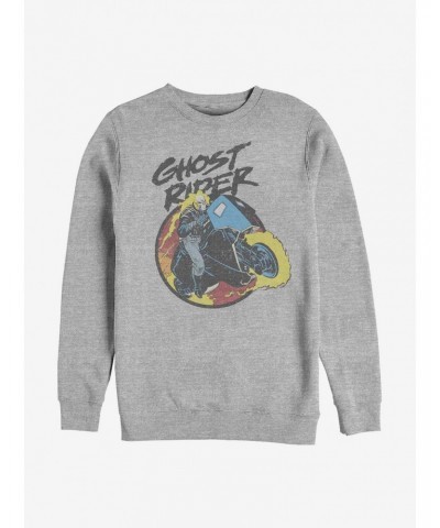 Marvel Ghost Rider Ghost Rider 90's Sweatshirt $10.04 Sweatshirts