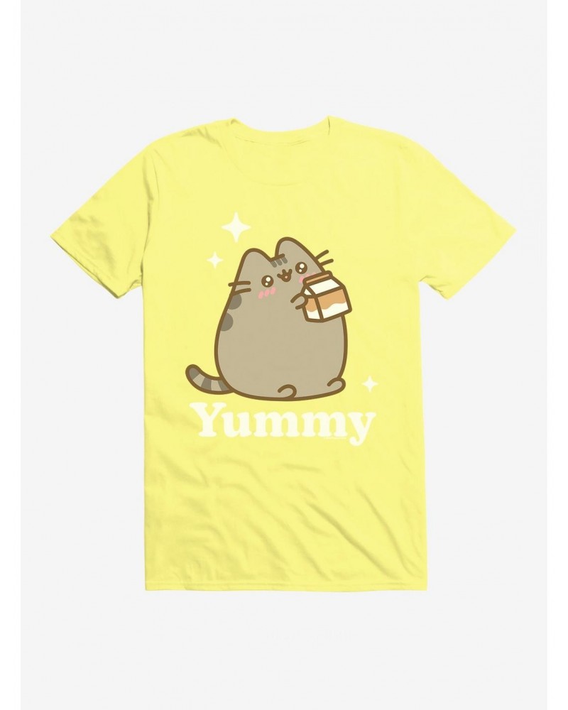 Pusheen Sips Chocolate Milk T-Shirt $8.99 T-Shirts