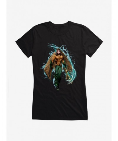 DC Comics Aquaman Our Hero Girls T-Shirt $5.98 T-Shirts