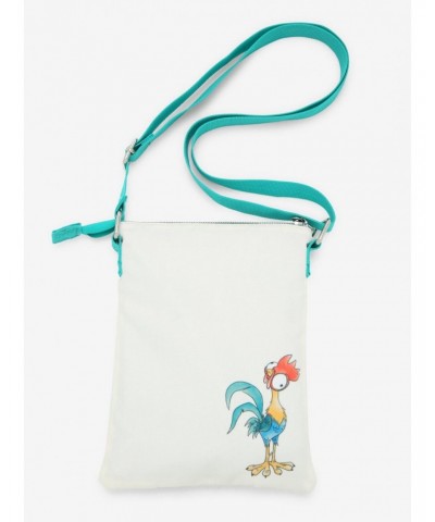 Loungefly Disney Moana Pua & Hei Hei Watercolor Passport Crossbody Bag $8.76 Bags