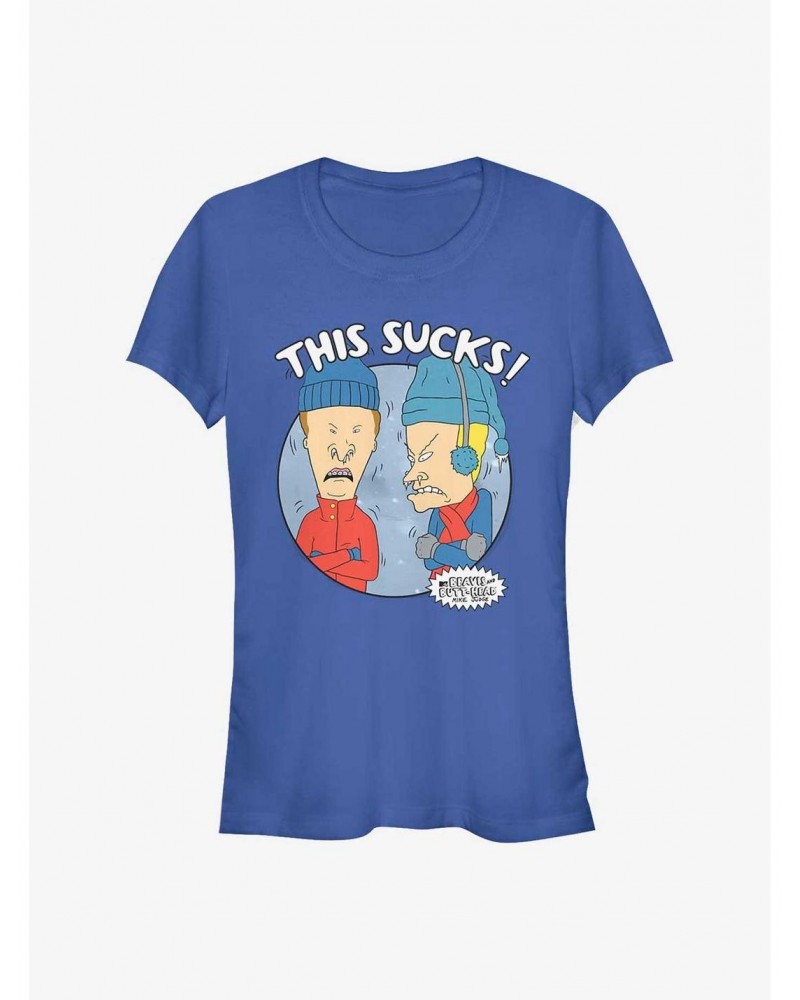 Beavis And Butt-Head Fuh Frozen Girls T-Shirt $7.47 T-Shirts