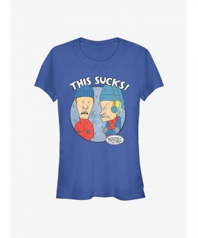 Beavis And Butt-Head Fuh Frozen Girls T-Shirt $7.47 T-Shirts