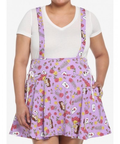 Disney Beauty And The Beast Roses Suspender Skirt Plus Size $10.29 Skirts