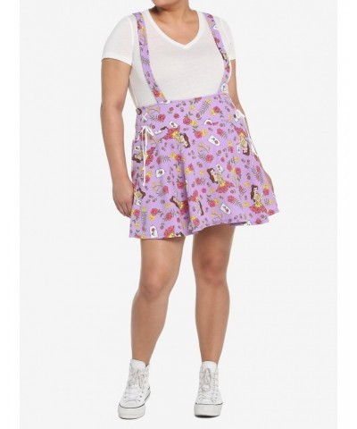 Disney Beauty And The Beast Roses Suspender Skirt Plus Size $10.29 Skirts