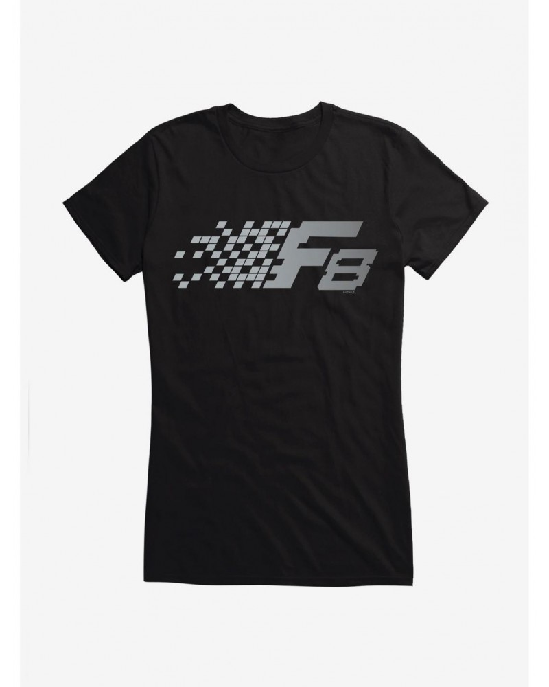 The Fate Of The Furious Gray Squared Logo Girls T-Shirt $9.56 T-Shirts