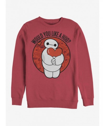 Disney Big Hero 6 Like A Hug Crew Sweatshirt $14.46 Sweatshirts