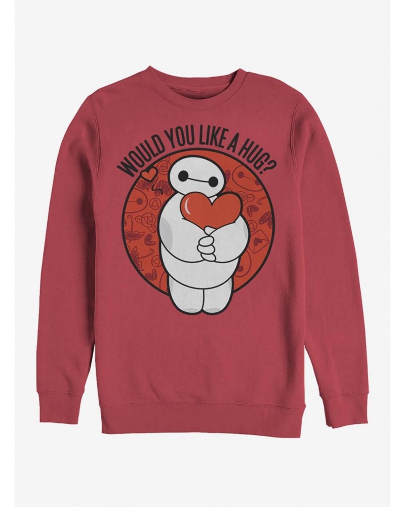 Disney Big Hero 6 Like A Hug Crew Sweatshirt $14.46 Sweatshirts