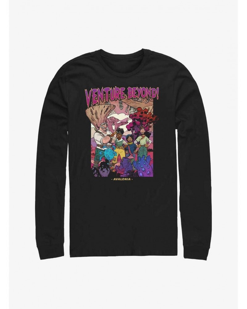 Disney Strange World Venture Beyond Poster Long-Sleeve T-Shirt $10.00 T-Shirts