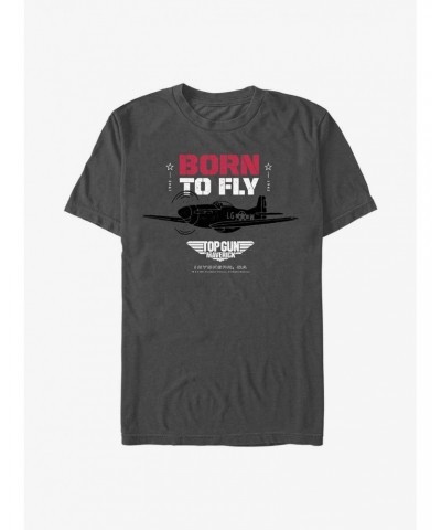 Top Gun Maverick Born To Fly T-Shirt $6.83 T-Shirts