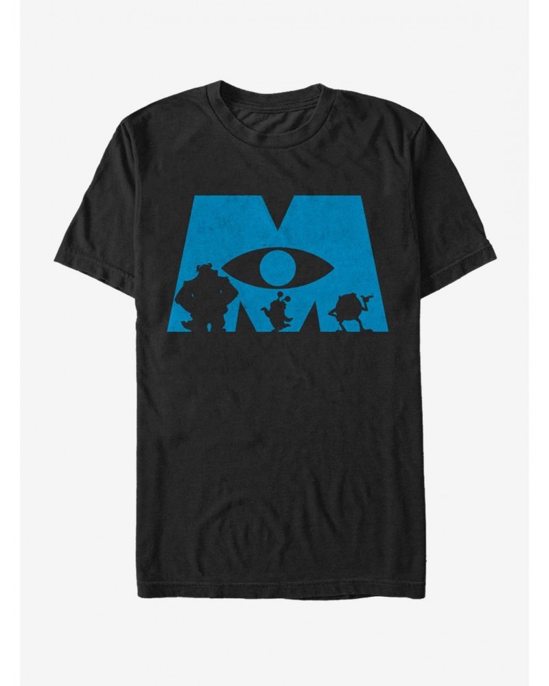 Monsters Inc. Logo Silhouette T-Shirt $8.99 T-Shirts