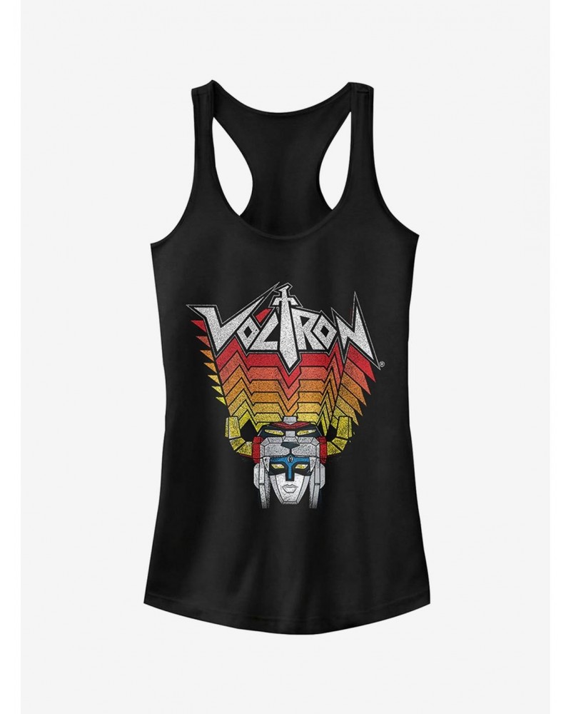 Voltron Robot Stripes Girls Tank Top $9.36 Tops