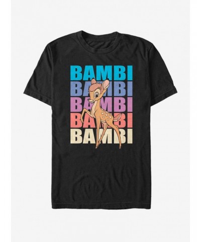 Disney Bambi Name Stacked T-Shirt $7.41 T-Shirts