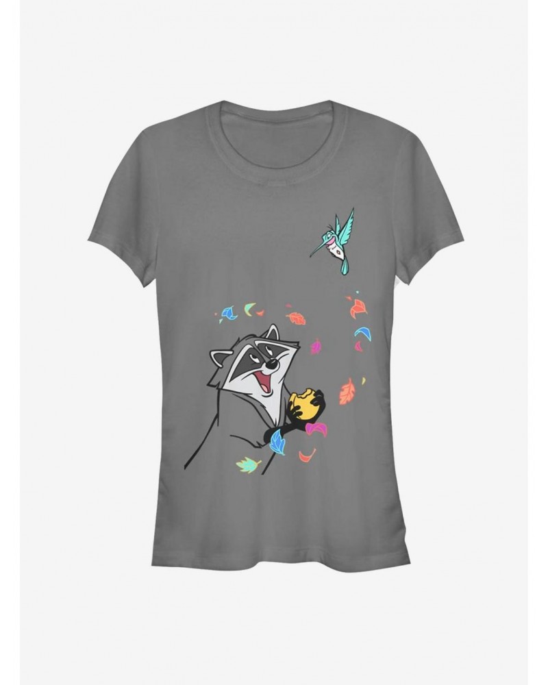 Disney Pocahontas Meeko and Flit Girls T-Shirt $6.77 T-Shirts