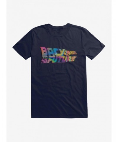 Back To The Future Neon Classic Script T-Shirt $7.07 T-Shirts