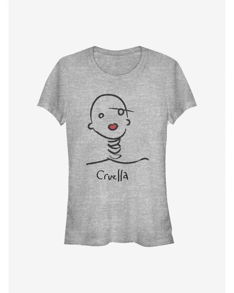 Disney Cruella Doodle Girls T-Shirt $11.21 T-Shirts