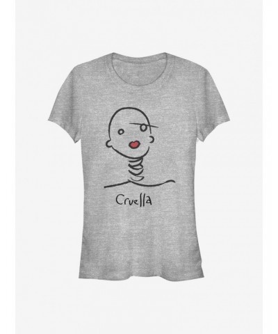 Disney Cruella Doodle Girls T-Shirt $11.21 T-Shirts