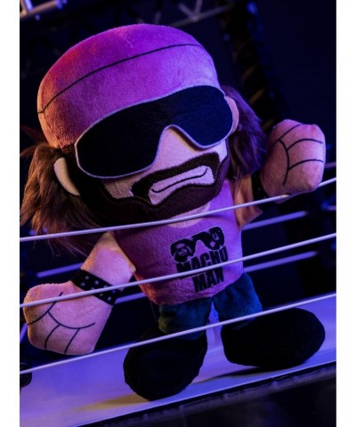 WWE Macho Man Randy Savage 8" Bleacher Creatures Kuricha Sitting Plush $9.41 Plush