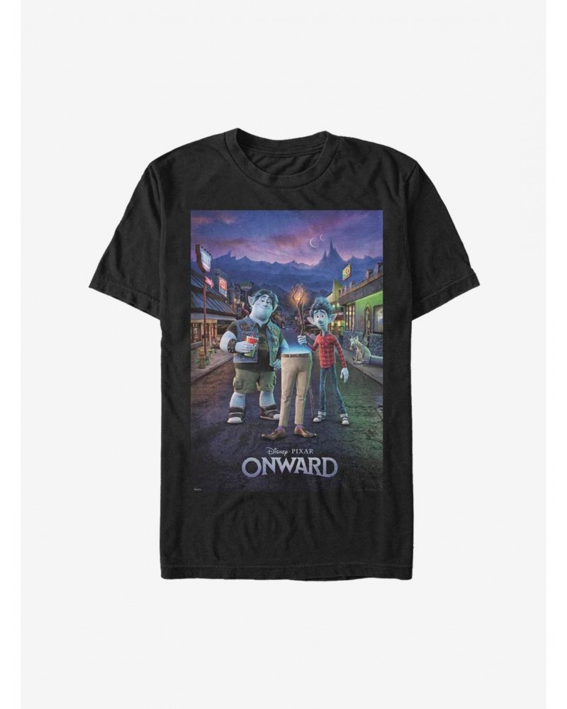 Disney Onward Dad Poster T-Shirt $6.69 T-Shirts