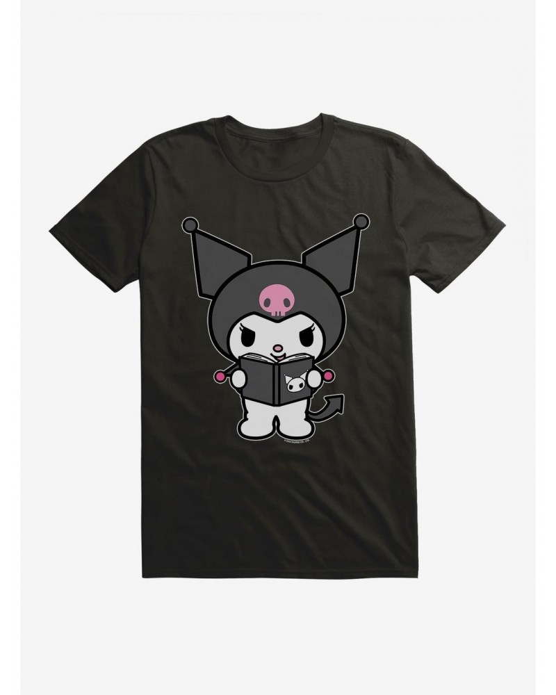 Kuromi Reading T-Shirt $5.74 T-Shirts