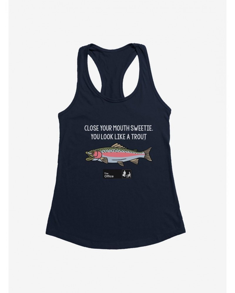 The Office Close Your Mouth Sweetie. Girls Tank $9.96 Tanks