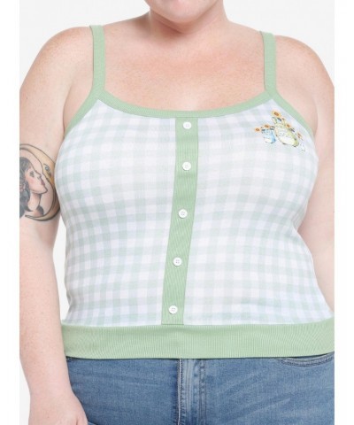 Her Universe Studio Ghibli My Neighbor Totoro Gingham Girls Crop Cami Plus Size $9.76 Cami