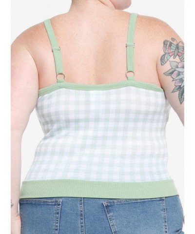 Her Universe Studio Ghibli My Neighbor Totoro Gingham Girls Crop Cami Plus Size $9.76 Cami