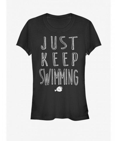 Disney Pixar Finding Dory Just Keep Swimming Girls T-Shirt $7.97 T-Shirts