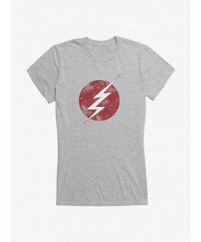 DC Comics The Flash Distressed Bolt Girls T-Shirt $9.76 T-Shirts