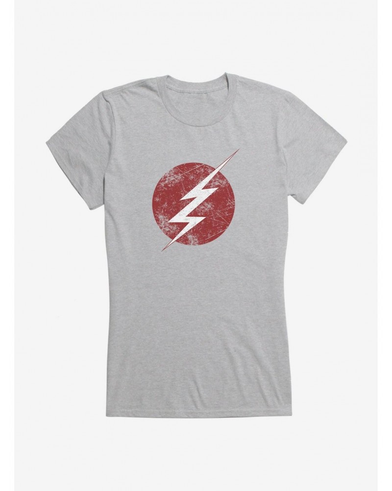 DC Comics The Flash Distressed Bolt Girls T-Shirt $9.76 T-Shirts