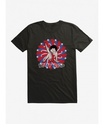 Betty Boop Red and Blue Splash T-Shirt $9.56 T-Shirts