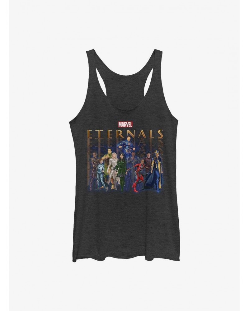 Marvel Eternals Group Repeating Girls Tank $10.36 Tanks