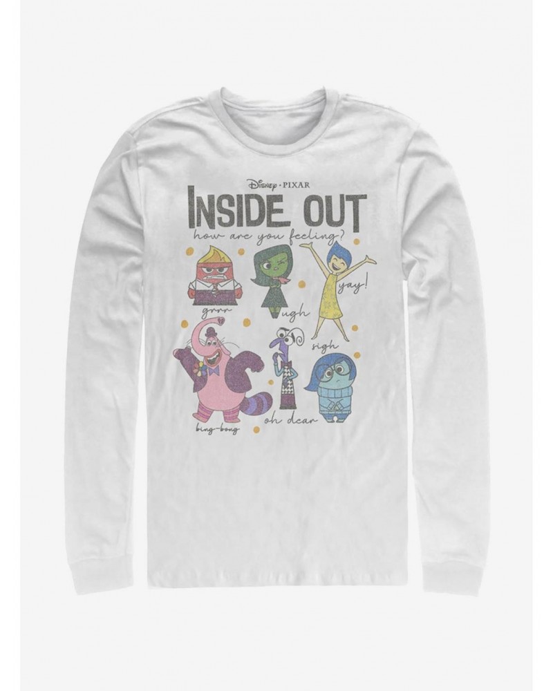 Disney Pixar Inside Out How Are You Feeling Long-Sleeve T-Shirt $11.05 T-Shirts