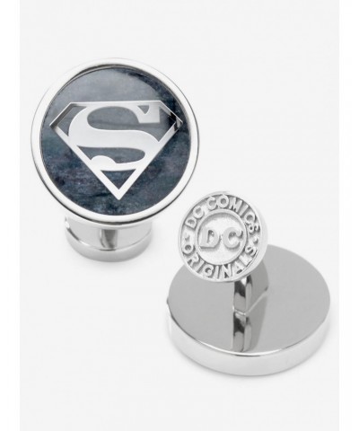 DC Comics Superman Navy Gemstone Cufflinks $30.76 Cufflinks