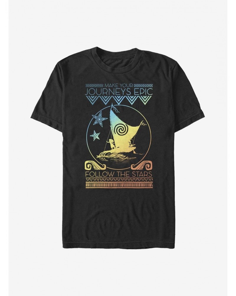 Disney Moana Follow The Stars T-Shirt $8.03 T-Shirts