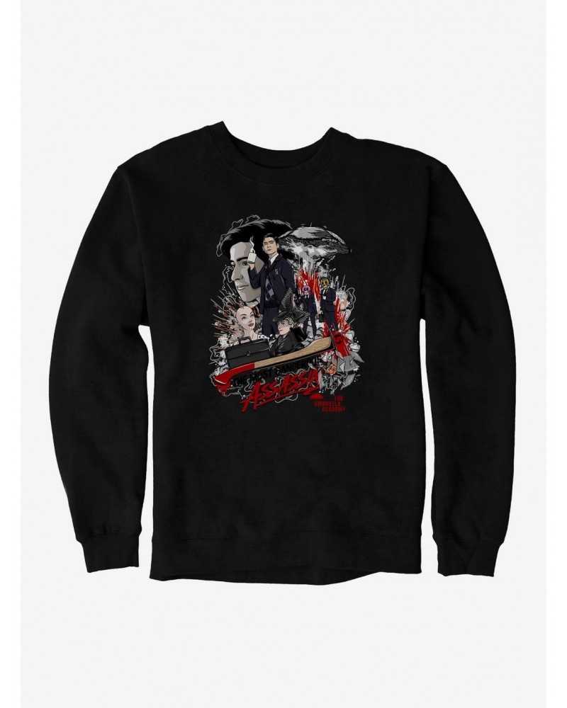 The Umbrella Academy Assassin Number Five Sweatshirt $12.99 Sweatshirts