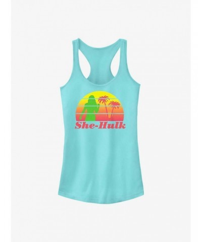 Marvel She-Hulk: Attorney At Law Retro Sunset Girls Tank $7.77 Tanks