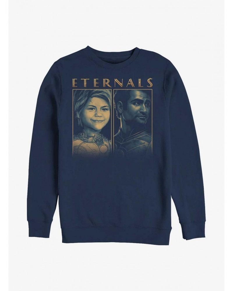 Marvel Eternals Eternal Group Crew Sweatshirt $10.04 Sweatshirts