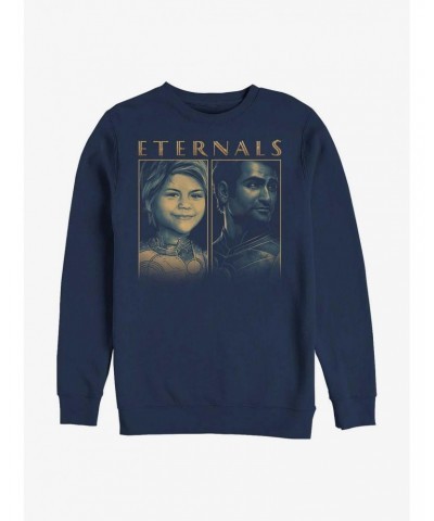 Marvel Eternals Eternal Group Crew Sweatshirt $10.04 Sweatshirts