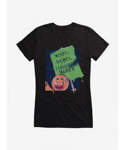 Shrek Gingy Rebel Girls T-Shirt $8.57 T-Shirts