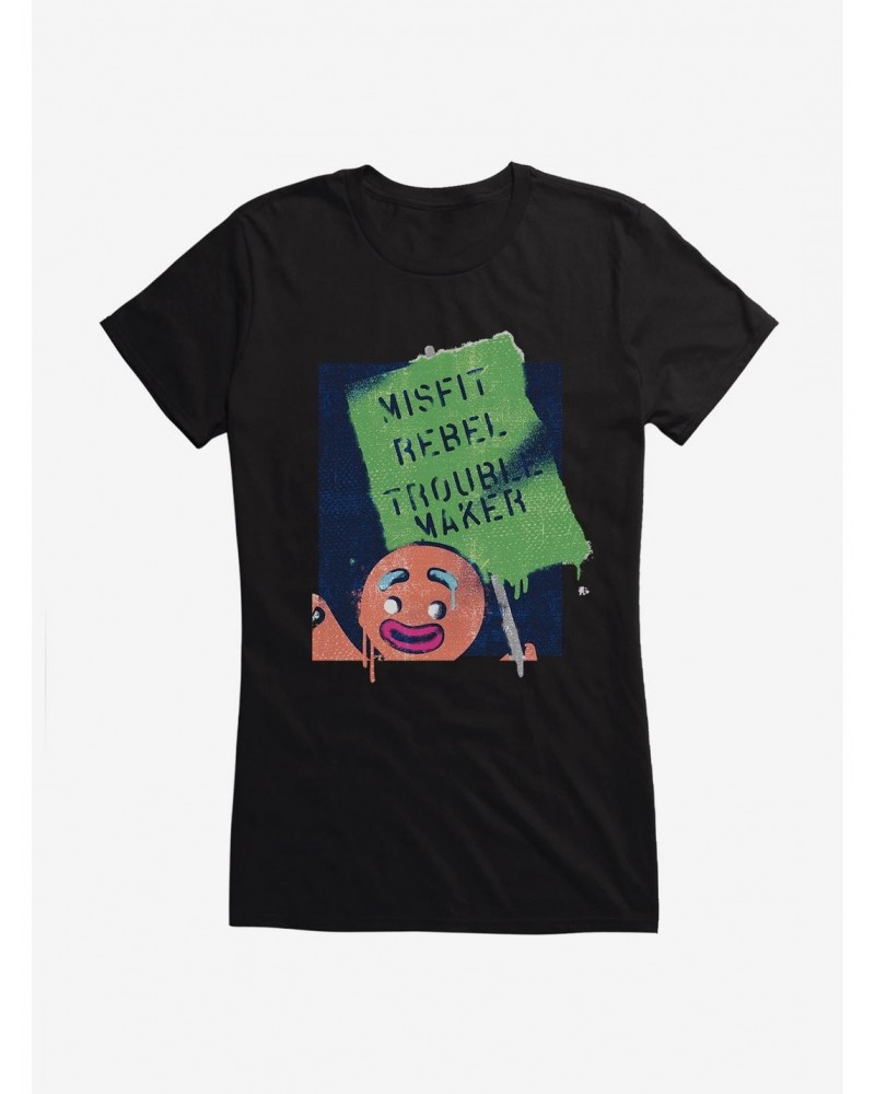 Shrek Gingy Rebel Girls T-Shirt $8.57 T-Shirts