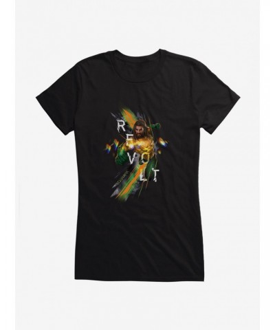 DC Comics Aquaman Revolt Girls T-Shirt $7.57 T-Shirts