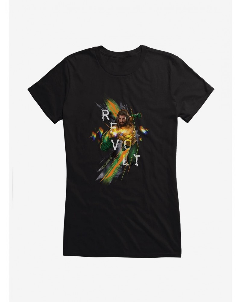 DC Comics Aquaman Revolt Girls T-Shirt $7.57 T-Shirts